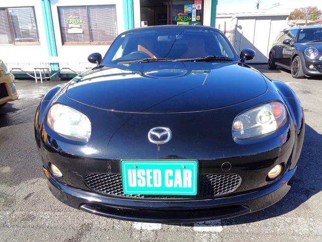 ロードスター ＶＳ　１オーナー車　純正エアロ　ＦＲ駆動　茶幌　茶革シート　ビルシュタイン車高調　リアスポ　シートヒーター　キーレス　ドラレコ　ＨＩＤ　ＥＴＣ　ＭＴモード付ＡＴ　パドルシフト　外ＨＤＤナビＤＶＤ再生　記録簿（38枚目）