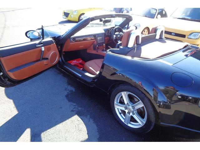 ロードスター ＶＳ　１オーナー車　純正エアロ　ＦＲ駆動　茶幌　茶革シート　ビルシュタイン車高調　リアスポ　シートヒーター　キーレス　ドラレコ　ＨＩＤ　ＥＴＣ　ＭＴモード付ＡＴ　パドルシフト　外ＨＤＤナビＤＶＤ再生　記録簿（44枚目）