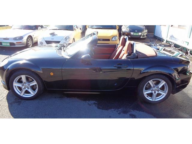 ロードスター ＶＳ　１オーナー車　純正エアロ　ＦＲ駆動　茶幌　茶革シート　ビルシュタイン車高調　リアスポ　シートヒーター　キーレス　ドラレコ　ＨＩＤ　ＥＴＣ　ＭＴモード付ＡＴ　パドルシフト　外ＨＤＤナビＤＶＤ再生　記録簿（45枚目）