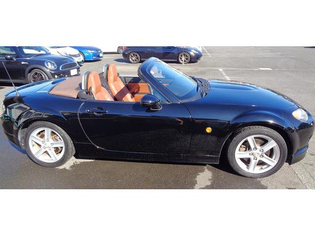 ロードスター ＶＳ　１オーナー車　純正エアロ　ＦＲ駆動　茶幌　茶革シート　ビルシュタイン車高調　リアスポ　シートヒーター　キーレス　ドラレコ　ＨＩＤ　ＥＴＣ　ＭＴモード付ＡＴ　パドルシフト　外ＨＤＤナビＤＶＤ再生　記録簿（46枚目）