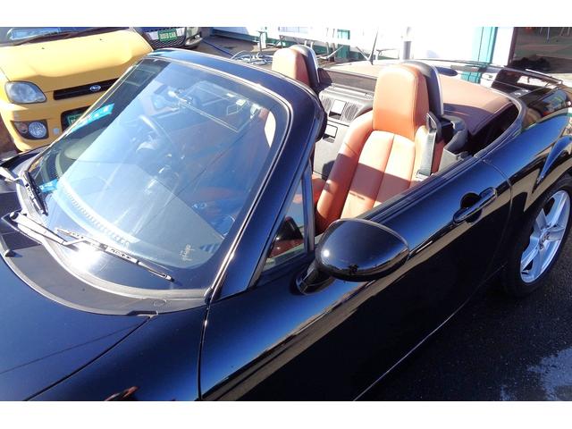 ロードスター ＶＳ　１オーナー車　純正エアロ　ＦＲ駆動　茶幌　茶革シート　ビルシュタイン車高調　リアスポ　シートヒーター　キーレス　ドラレコ　ＨＩＤ　ＥＴＣ　ＭＴモード付ＡＴ　パドルシフト　外ＨＤＤナビＤＶＤ再生　記録簿（47枚目）