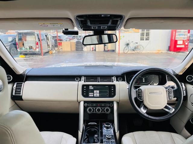 レンジローバー 　サンルーフ／革シート／メモリーシート／ステアリングヒータ４ＷＤ／ＡＣＣ／バックカメラ／ローダウン／パワーシート／ドライブレコーダー／Ｂｌｕｅｔｏｏｔｈ／ＭＥＲＩＤＩＡＮスピーカー（21枚目）