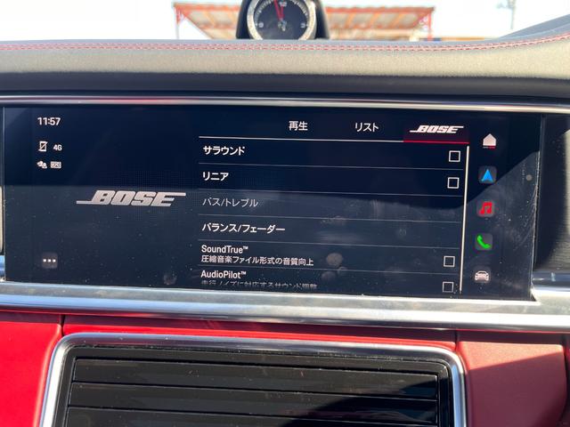 パナメーラ 　サンルーフ／ＭＩＣＨＥＬＩＮ２１インチタイヤ／４ＷＤ／革パワーシート／電動リアゲート／シートヒーター／ＢＯＳＥスピーカ／パワーシート／メモリーシート／全周囲カメラ／バックカメラ／クリアランスソナー／（45枚目）