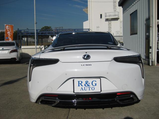 ＬＣ ＬＣ５００　Ｓパッケージ　ＴＲＤエアロ＆２１インチＡＷ　マークレビンソンサウンド　カラーＨＵＤ　純正ナビ　Ｂカメラ　ＴＶ　社外レーダー　社外３６０ドラレコ　カーボンルーフ　アクティブリアウイング　ＥＴＣ２．０（5枚目）
