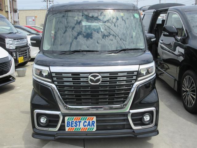 フレアワゴンカスタムスタイル ハイブリッドXT 禁煙車 デュアルブレーキサポート アルパインナビTV Bluetooth 両側電動ドア ETC スマートキー2本 シートヒーター バックセンサー LEDライト 後席テーブル&サンシェード 新車保証書(24枚目)