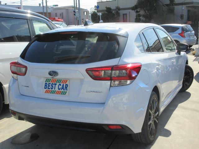 インプレッサスポーツ 1.6i-Sアイサイト アクセントブラック 4WD 最終モデル 運転支援システム 禁煙 特別仕様車 アルパインナビTV 前後横3点カメラ ドライブレコーダー ETC2.0 Bluetoothオーディオ スマートキー LEDヘッド&フォグランプ(5枚目)