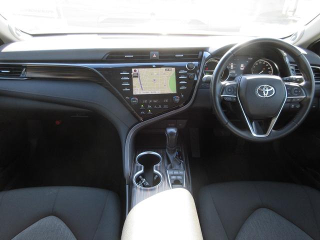 カムリ G 禁煙車 運転支援システム JBLサウンド 純正ナビTV Miracast バックカメラ ドライブレコーダー パワーシート スマートキー2本 Bluetooth LEDライト フォグランプ 新車保証書(6枚目)