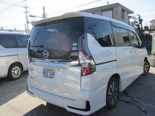 セレナ ハイウェイスターＶ　禁煙車　プロパイロット　後席フリップダウンモニター　アルパイン大型ナビ　全周囲カメラ　ブルーレイ再生　駐車支援システム　両側パワースライドドア　ビルドインＥＴＣ　ＬＥＤヘッドライト　新車保証書（5枚目）