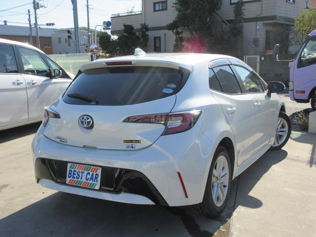 カローラスポーツ ハイブリッドＧ　禁煙ワンオーナー車　フルセグ純正ナビＴＶ　Ｍｉｒａｃａｓｔ　バックカメラ　ドライブレコーダー　Ｂｌｕｅｔｏｏｔｈオーディオ　電動パーキング　スマートキー　セーフティセンス　ＬＥＤライト　新車保証書（5枚目）