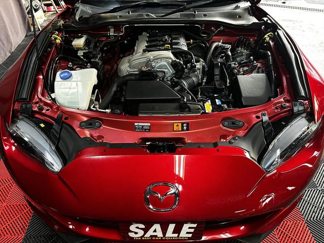 ロードスター Ｓレザーパッケージ　１２ヵ月走行距離無制限保証　本革シート　６速マニュアル　ＢＯＳＥサラウンドシステム　純正ナビ　バックカメラ　ＥＴＣ　ドライブレコーダー　アルミ　ＡＤＶＡＮタイヤ　シートヒーター　新品バッテリー（48枚目）