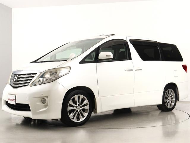 アルファード ２４０Ｓ　プライムセレクションＩＩ　（特別仕様車）（サンルーフ）（Ｂｌｕｅｔｏｏｔｈ対応ナビ）（後席モニター）（アルカンターラシート）（パワーバックドア）アルカンターラシート　クリアランスソナー　オットマン　フルフラット　ＥＴＣ（8枚目）