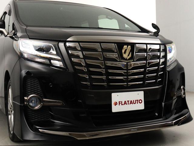 アルファード 2.5S Aパッケージ タイプブラック (禁煙車)(ALPINE製11インチナビ)(モデリスタカスタム)(プリクラッシュ)(レーダークルーズ)ハーフレザーシート パワーバックドア クリアランスソナー オットマン フルフラット ETC(2枚目)