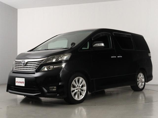 ヴェルファイア ２．４Ｚ　プラチナムセレクション　（禁煙車）（特別仕様車）（後席モニター）（純正ナビ）（黒革調シートカバー装着）パワーバックドア　両側電動スライドドア　ＥＴＣ　カラーバックモニター　ウッドコンビハンドル　クリアランスソナー　オットマン（7枚目）