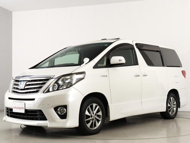 アルファードハイブリッド SR プレミアムシートパッケージ (4WD)(サンルーフ)(本革電動シート)(プレミアムサウンド)(リアエンターシステム)シートヒーター&メモリー パワーバックドア シートエアコン 純正8インチナビ クルコン ETC(8枚目)