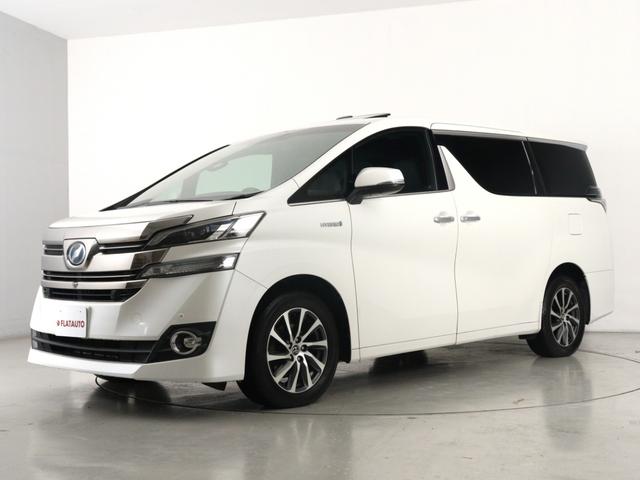 ヴェルファイアハイブリッド エグゼクティブラウンジ　（禁煙）（サンルーフ）（黒革電動シート）（ＪＢＬサウンド）（全方向カメラ）（リアエンターシステム）プリクラッシュ　レーダークルーズ　パワーバックドア　両側電動スライド　ＥＴＣ　フルセグ　シートヒーター（8枚目）