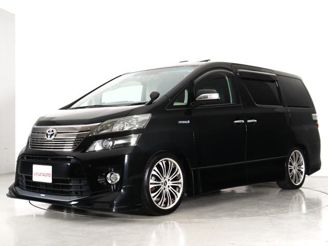 ヴェルファイアハイブリッド ZR プレミアムシートエディション (プレミアムサウンド)(サンルーフ)(黒本革電動エアシート)(TRDエアロカスタム)(ローダウン19インチカスタム)シートメモリ&ヒーター パワーバックドア 両側電動ドア ETC クルコン 後席モニタ(9枚目)