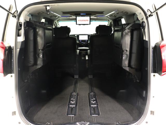 アルファード ２．５Ｓ　Ｃパッケージ　（禁煙車）（後期３眼ヘッドライト仕様）（サンルーフ）（ＡＬＰＩＮＥ製１１インチナビ）（後席モニター）（モデリスタエアロ）（黒革調シートカバー）電動シート　シートメモリー　両側電動スライドドア　ＥＴＣ（18枚目）