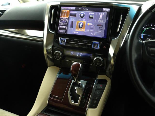 アルファードハイブリッド Ｇ　（禁煙車）（プリクラッシュ）（レーダークルーズ）（ＡＬＰＩＮＥ製１１インチナビ）（後席モニター）電動シート　ハーフレザー　シートメモリー　パワーバックドア　両側電動スライドドア　ＥＴＣ　フルセグＴＶ（2枚目）