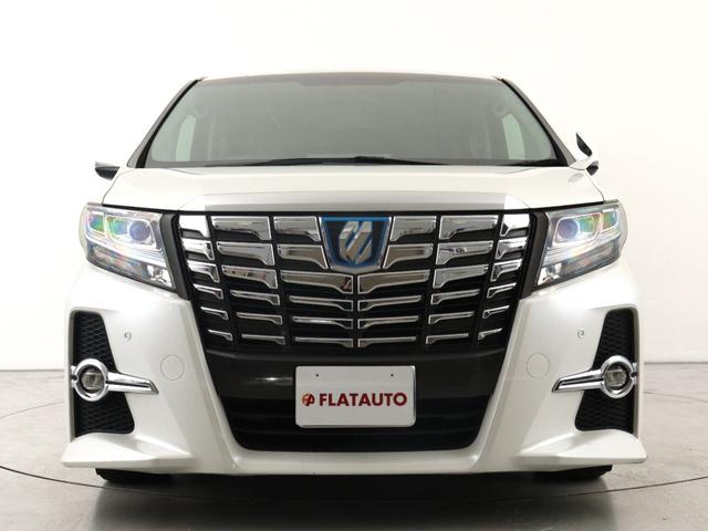 アルファードハイブリッド ＳＲ　Ｃパッケージ　（禁煙車）（黒革電動シート）（９インチナビ）（後席モニター）（１５００Ｗ給電）両側電動スライド　パワーバックドア　シートメモリー＆ヒーター　ＥＴＣ　クルコン　フルセグ　バックカメラ　Ｂｌｕｅｔｏｏｔｈ（5枚目）