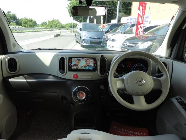 キューブ １５Ｘ　Ｖセレクション　１オナ禁煙車ＳＤナビＤＶＤ／ＢｌｕｅＴ／ＡＵＸ／ＵＳＢ地デジＢカメＥＴＣスマキーｉＳｔｏｐスタッドレス付社外１５ＡＷ（4枚目）