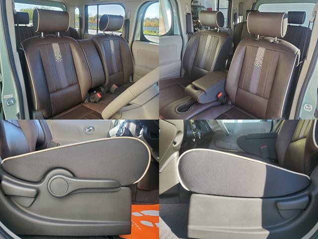 キューブ コダワリセレクション　禁煙車ＳＤナビＣＤ／ＳＤ／ＡＵＸ／ＵＳＢ地デジＢカメラ合皮席ＥＣＯモードｉＳｔｏｐスマートキー革巻ステア（18枚目）