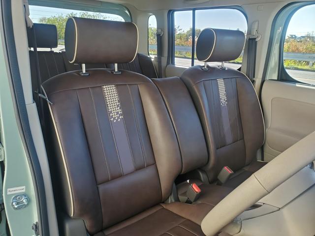 キューブ コダワリセレクション　禁煙車ＳＤナビＣＤ／ＳＤ／ＡＵＸ／ＵＳＢ地デジＢカメラ合皮席ＥＣＯモードｉＳｔｏｐスマートキー革巻ステア（19枚目）