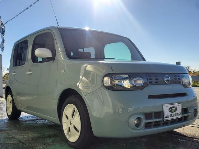 キューブ コダワリセレクション　禁煙車ＳＤナビＣＤ／ＳＤ／ＡＵＸ／ＵＳＢ地デジＢカメラ合皮席ＥＣＯモードｉＳｔｏｐスマートキー革巻ステア（28枚目）