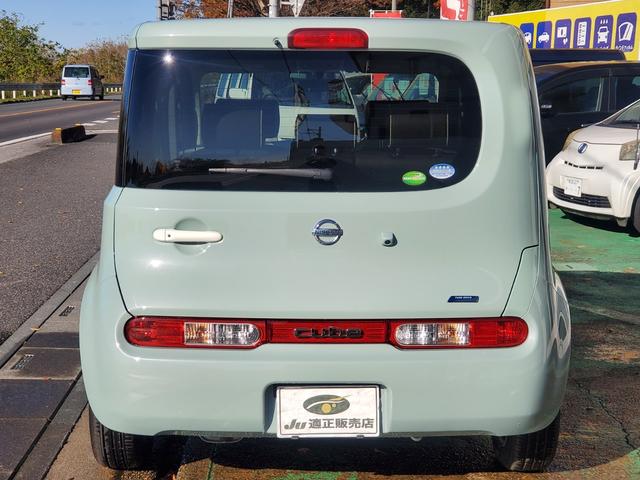 キューブ コダワリセレクション　禁煙車ＳＤナビＣＤ／ＳＤ／ＡＵＸ／ＵＳＢ地デジＢカメラ合皮席ＥＣＯモードｉＳｔｏｐスマートキー革巻ステア（34枚目）