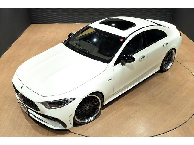 ＣＬＳクラス ＣＬＳ５３　４マチック＋　エディション１　ユーザー買取車　限定３０台　ローダウン　カシミアホワイトマグノ　カーボンインテリア　Ｃａｒｌｓｓｏｎ２１インチＡＷ　ローダウン　ブルメスターサウンド（8枚目）