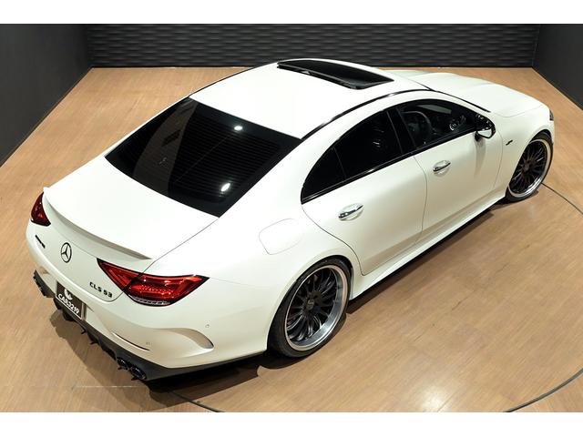 ＣＬＳクラス ＣＬＳ５３　４マチック＋　エディション１　ユーザー買取車　限定３０台　ローダウン　カシミアホワイトマグノ　カーボンインテリア　Ｃａｒｌｓｓｏｎ２１インチＡＷ　ローダウン　ブルメスターサウンド（9枚目）