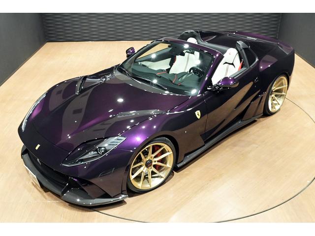 ８１２ＧＴＳ ベースグレード　Ｎ－ＬＡＲＧＯ日本限定１台／正規Ｄ車／ＮＯＶＩＴＥＣ／特注鍛造Ｆ２１インチＲ２２インチ／インコネル製ゴールドマフラー（9枚目）