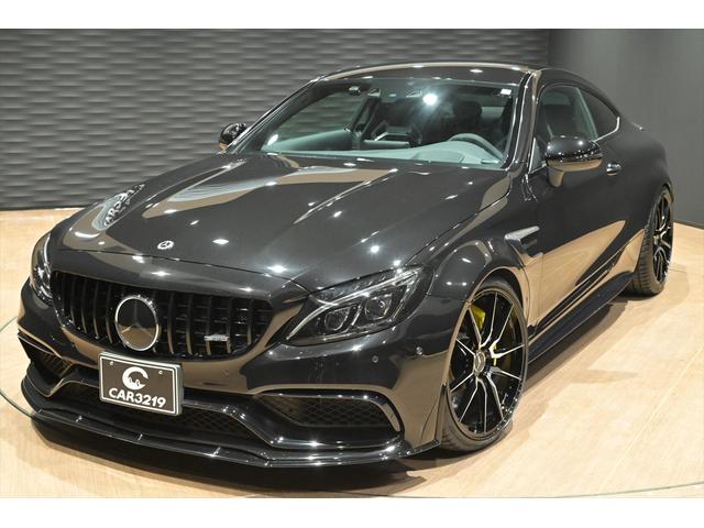 Ｃクラス Ｃ６３　Ｓクーペ　エディション１　専用パフォーマンスシート　ＫＷ車高調ＴＷＳエクスパーＥＸｆＭ鍛造アルミ　カーボンエクステリア　イエローキャリパー（7枚目）