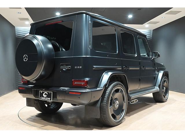 Ｇクラス Ｇ６３　法人１オーナー／ナイトブラックマグノ／ＭＡＮＵＦＡＫＴＵＲプログラムプラス／白黒レザー／ＡＭＧナイトパッケージ／ＭＡＮＵＦＡＫＴＵＲインテリアプラス／ＡＭＧ２２インチ／Ｂｕｒｍｅｓｔｅｒ３Ｄサラウンド（4枚目）