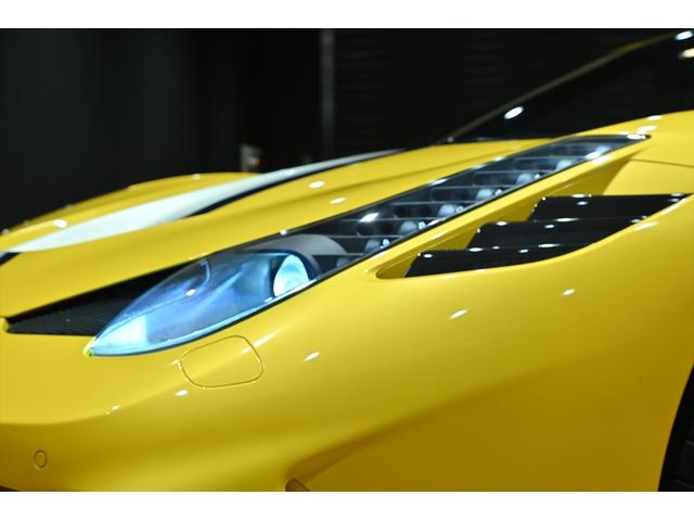 ４５８スペチアーレＡ ベースグレード　世界限定４９９台／正規Ｄ車／Ｇｉａｌｌｏ　Ｔｒｉｐｒｏ　Ｓｔｒａｔｏ／ＮＡＲＴレーシングストライプ／カーボンエクステリア／３Ｄカーボンレーシングシート／前後コーナーセンサー／ＬＥＤステアリング（24枚目）