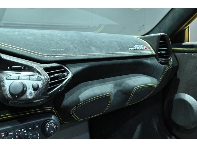 ４５８スペチアーレＡ ベースグレード　世界限定４９９台／正規Ｄ車／Ｇｉａｌｌｏ　Ｔｒｉｐｒｏ　Ｓｔｒａｔｏ／ＮＡＲＴレーシングストライプ／カーボンエクステリア／３Ｄカーボンレーシングシート／前後コーナーセンサー／ＬＥＤステアリング（40枚目）