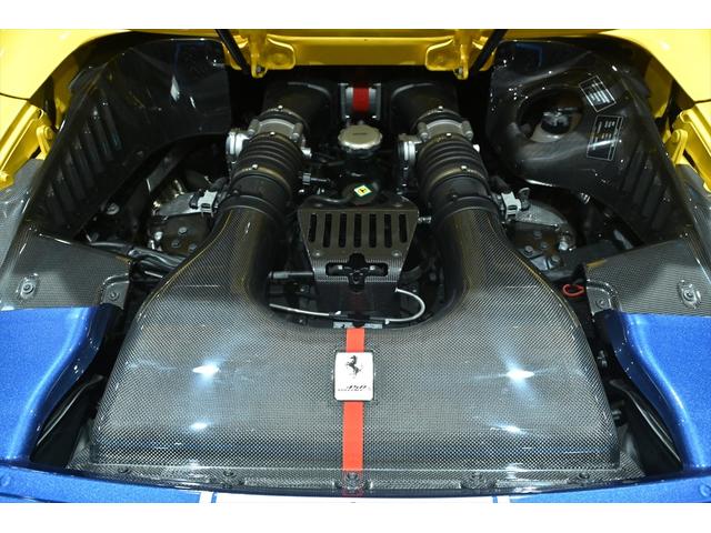 ４５８スペチアーレＡ ベースグレード　世界限定４９９台／正規Ｄ車／Ｇｉａｌｌｏ　Ｔｒｉｐｒｏ　Ｓｔｒａｔｏ／ＮＡＲＴレーシングストライプ／カーボンエクステリア／３Ｄカーボンレーシングシート／前後コーナーセンサー／ＬＥＤステアリング（58枚目）