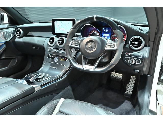 Ｃクラス Ｃ６３　Ｓカブリオレ　ダイヤモンドホワイト／ブラック×グレーレザーシート／１９インチＡＭＧアルミホイール／ブルメスター／ＡＭＧパフォーマンスエキゾースト／エアスカーフ／ＬＥＤライト／ディスタンスパイロット／ＡＣＣ／ＢＳＭ（40枚目）