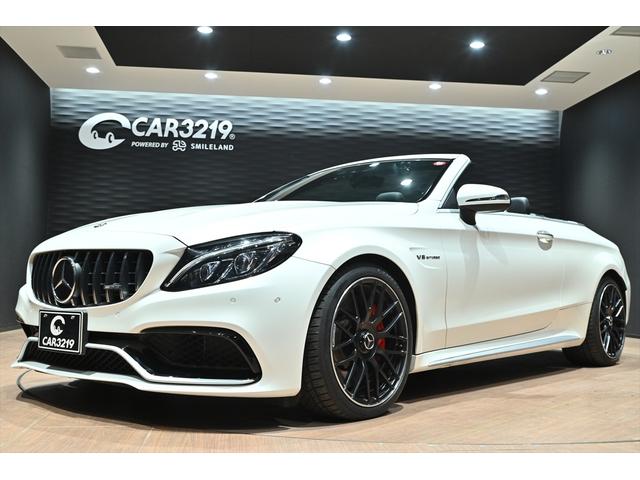 Ｃクラス Ｃ６３　Ｓカブリオレ　ダイヤモンドホワイト／ブラック×グレーレザーシート／１９インチＡＭＧアルミホイール／ブルメスター／ＡＭＧパフォーマンスエキゾースト／エアスカーフ／ＬＥＤライト／ディスタンスパイロット／ＡＣＣ／ＢＳＭ（65枚目）