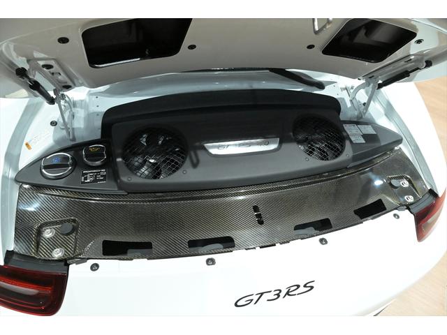 911 911GT3RS ディーラー車/左H/パワークラフト製エキゾースト/オーリンズ製車高調/スポーツクロノPKG/ホワイトメーター/ホワイトクロノダイヤル/クラブスポーツPKG/カーボン製軽量バケットシート/ロールケージ(38枚目)