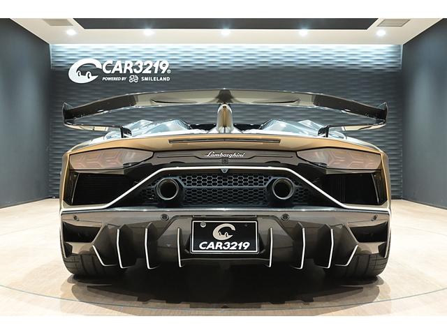 アヴェンタドール SVJロードスター Bronze Zenas/スタイルPKG/カーボンインテリアPKG/カーボンスキンPKG/カーボンフットPKG/鍛造アルミホイール/デジタルインナーミラー/Pセンサー/プロテクションフィルムFリフター(7枚目)