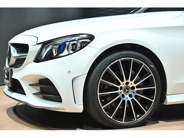 Cクラス パナメリカーナグリル付き/レーダーセーフティPKG/レザーエクスクルーシブPKG/マルチビームLEDヘッドライト/アダプティブハイビームアシストプラス/純正19インチAW/地デジ/HUD/純正車高調整(25枚目)