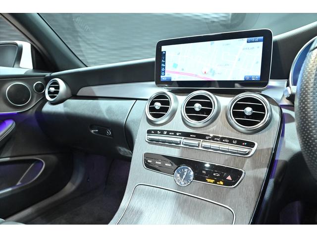 Cクラス パナメリカーナグリル付き/レーダーセーフティPKG/レザーエクスクルーシブPKG/マルチビームLEDヘッドライト/アダプティブハイビームアシストプラス/純正19インチAW/地デジ/HUD/純正車高調整(41枚目)