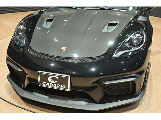 ７１８ケイマン ７１８ケイマンＧＴ４　ＲＳ　ヴァイザッハｐｋｇ／スポーツクロノｐｋｇ／アクセントｐｋｇ／ＯＰ２０インチＡＷ／カーボンドアシルガード／ＰＡＳＭ／イエローシートベルト／ナイロン製ドアオープナー／スポーツエグゾースト／フロントリフター（33枚目）