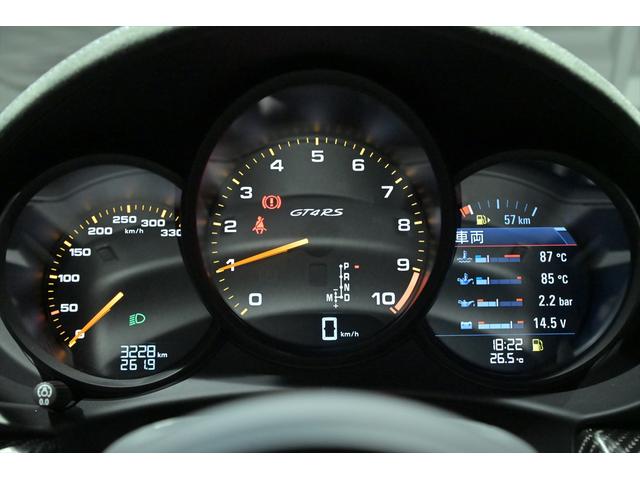 ７１８ケイマン ７１８ケイマンＧＴ４　ＲＳ　ヴァイザッハｐｋｇ／スポーツクロノｐｋｇ／アクセントｐｋｇ／ＯＰ２０インチＡＷ／カーボンドアシルガード／ＰＡＳＭ／イエローシートベルト／ナイロン製ドアオープナー／スポーツエグゾースト／フロントリフター（50枚目）