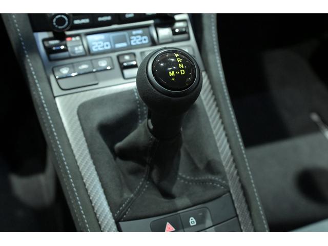 ７１８ケイマン ７１８ケイマンＧＴ４　ＲＳ　ヴァイザッハｐｋｇ／スポーツクロノｐｋｇ／アクセントｐｋｇ／ＯＰ２０インチＡＷ／カーボンドアシルガード／ＰＡＳＭ／イエローシートベルト／ナイロン製ドアオープナー／スポーツエグゾースト／フロントリフター（52枚目）