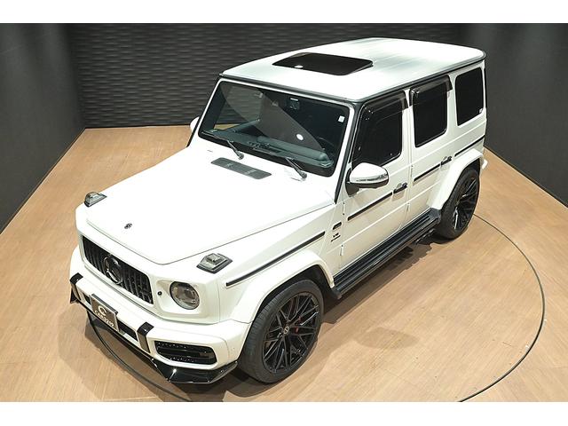 Gクラス G63 ユーザー買取/左ハンドル/BrixtonForged製23インチAW/Capristo製6本出しマフラー/可変バルブ/背面レス仕様/ブルメスターサウンドシステム/サンルーフ/ローダウン(8枚目)