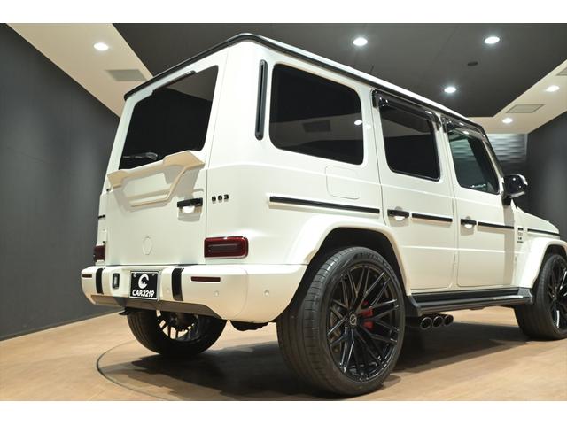 Gクラス G63 ユーザー買取/左ハンドル/BrixtonForged製23インチAW/Capristo製6本出しマフラー/可変バルブ/背面レス仕様/ブルメスターサウンドシステム/サンルーフ/ローダウン(28枚目)