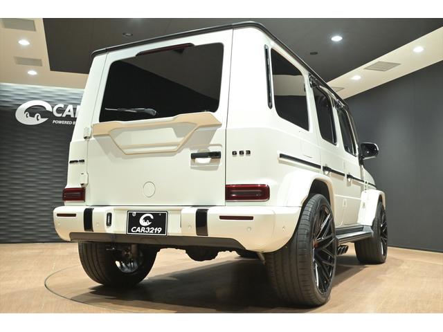 Gクラス G63 ユーザー買取/左ハンドル/BrixtonForged製23インチAW/Capristo製6本出しマフラー/可変バルブ/背面レス仕様/ブルメスターサウンドシステム/サンルーフ/ローダウン(57枚目)