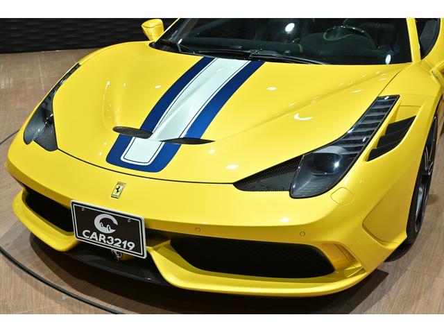４５８スペチアーレＡ ベースグレード　世界限定４９９台／正規Ｄ車／Ｇｉａｌｌｏ　Ｔｒｉｐｒｏ　Ｓｔｒａｔｏ／ＮＡＲＴレーシングストライプ／カーボンエクステリア／３Ｄカーボンレーシングシート／前後コーナーセンサー／ＬＥＤステアリング（27枚目）