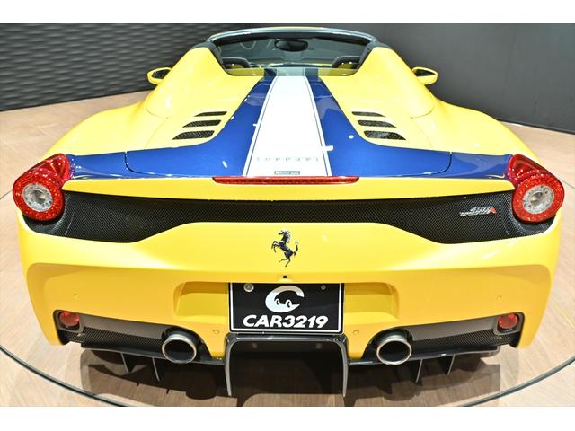 ４５８スペチアーレＡ ベースグレード　世界限定４９９台／正規Ｄ車／Ｇｉａｌｌｏ　Ｔｒｉｐｒｏ　Ｓｔｒａｔｏ／ＮＡＲＴレーシングストライプ／カーボンエクステリア／３Ｄカーボンレーシングシート／前後コーナーセンサー／ＬＥＤステアリング（33枚目）